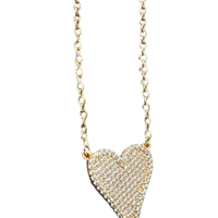 Long Heart Necklace