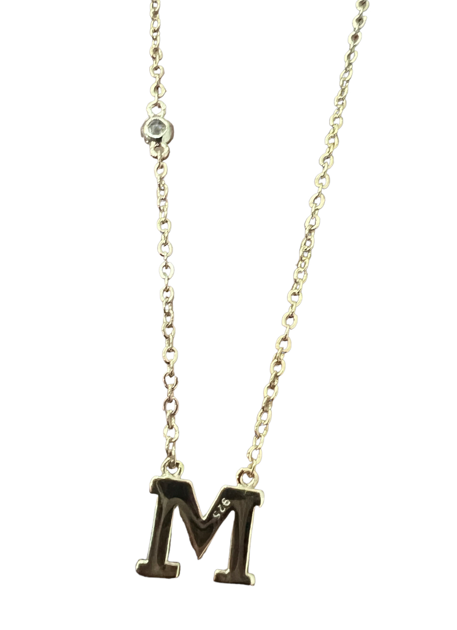 Letter M Necklace