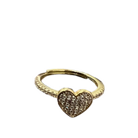 Heart Ring with bling