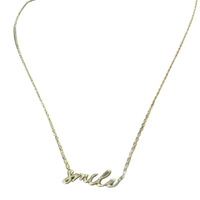 Smile Letter Necklace