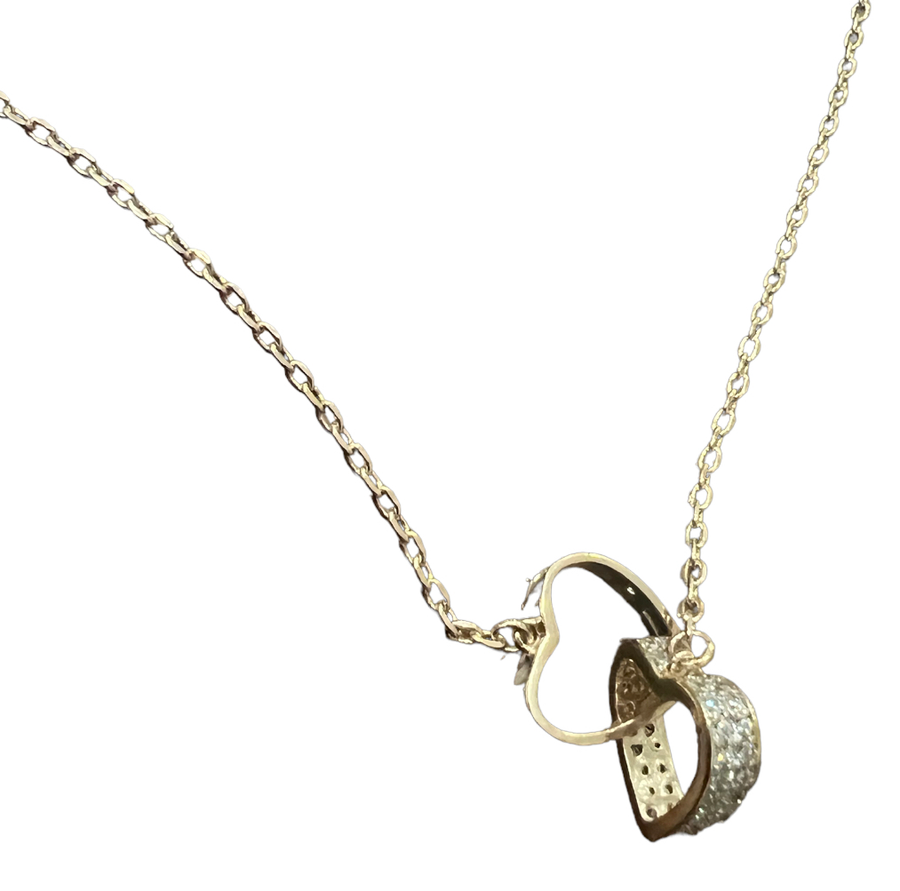 2 heart Necklace