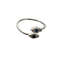 2 Gem Blue Evil Eye