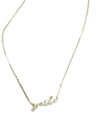 Smile Letter Necklace