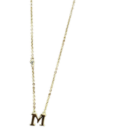 Letter M Necklace