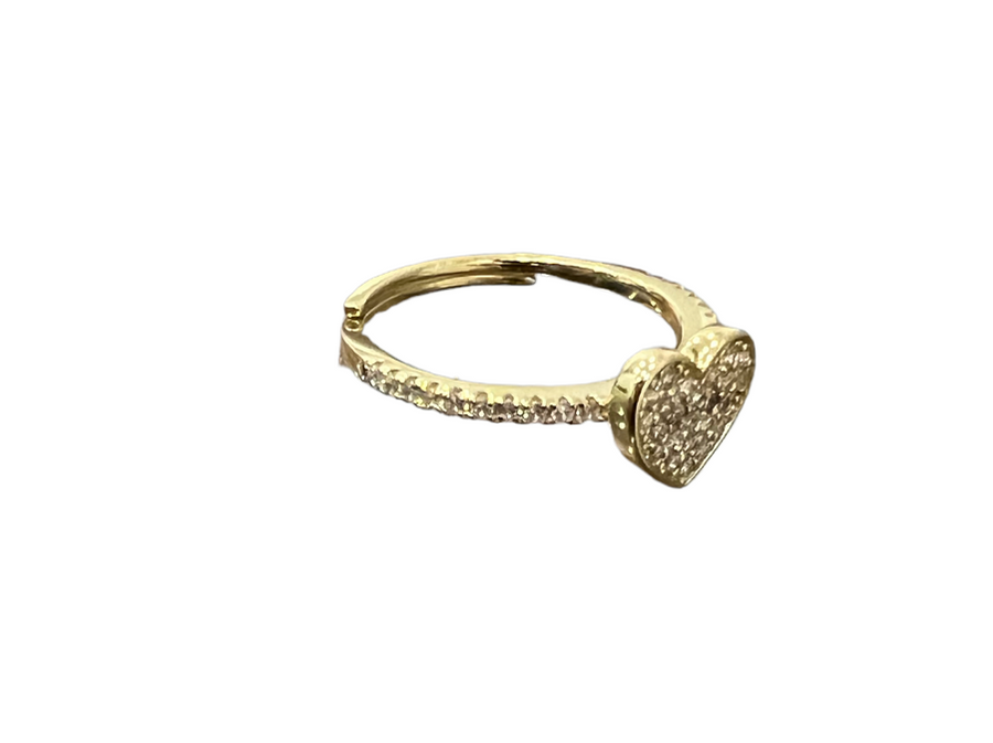 Heart Ring with bling