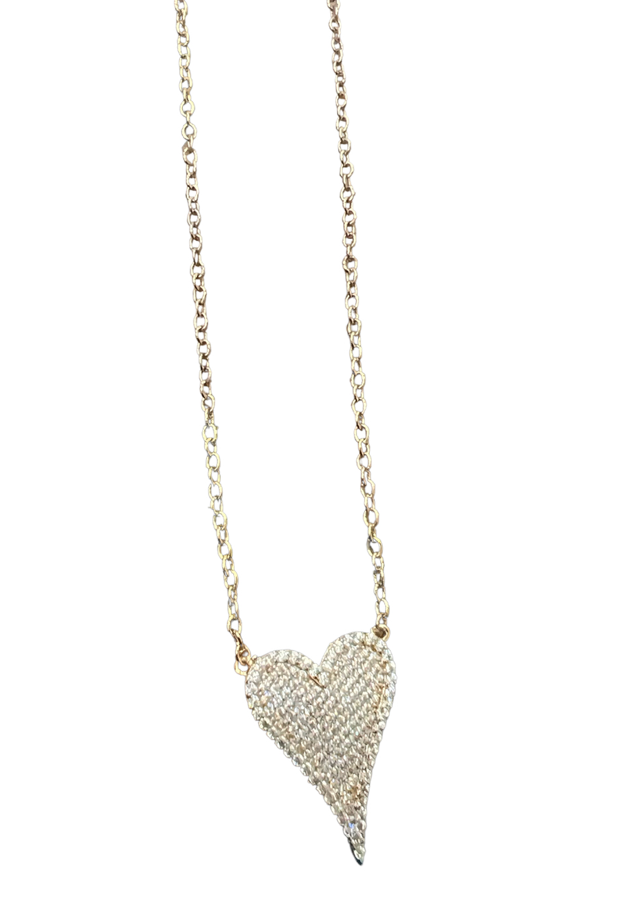 Long Heart Necklace