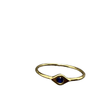 Blue gem ring